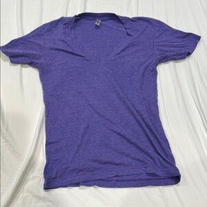 American Apparel Purple Short Sleeve Tee